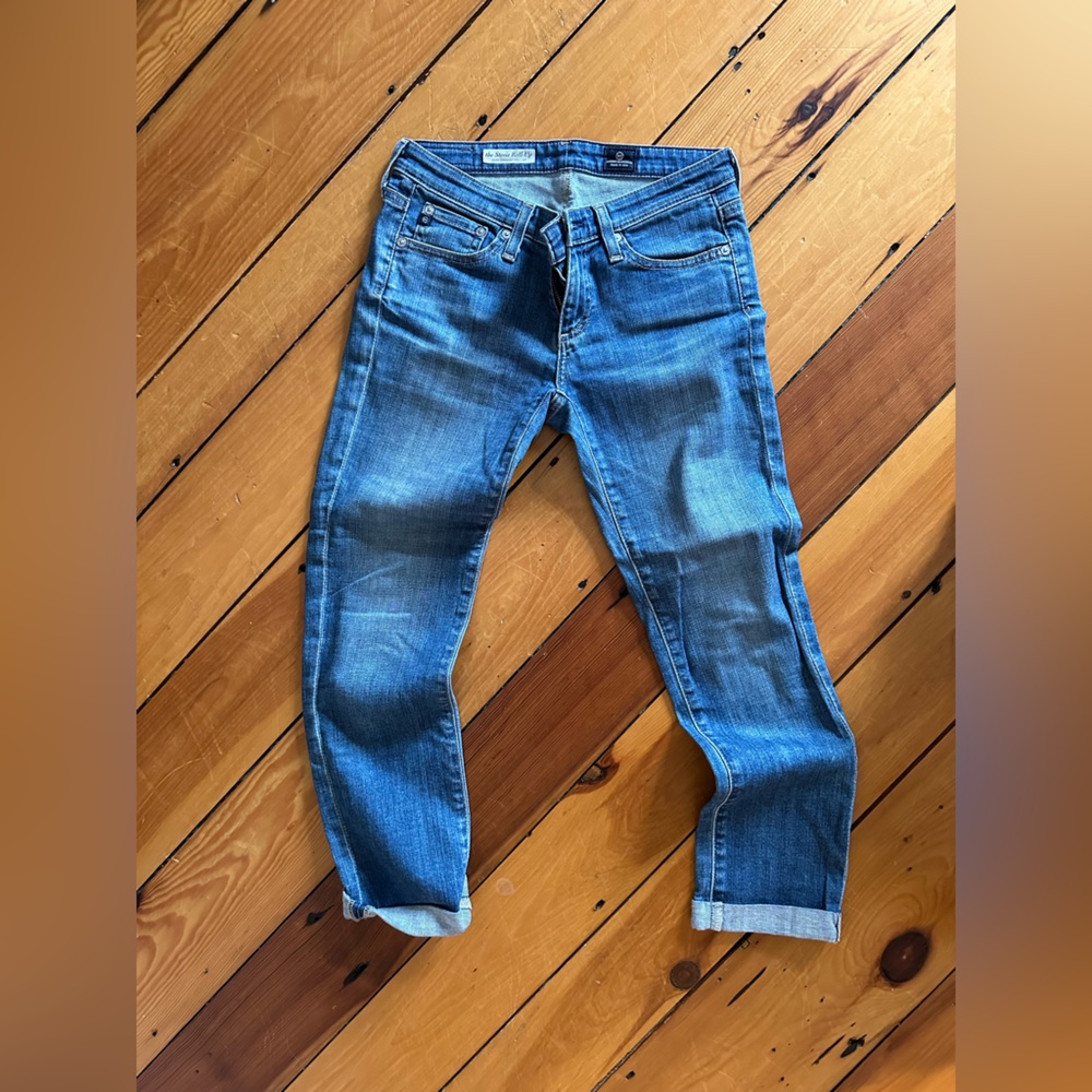 AG GOLDSTEIN Stevie roll-up jeans, size 25